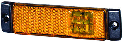 Black side marker light from Hella part number 008645011
