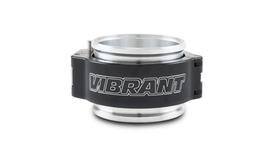 Black 6061 aluminum intercooler pipe clamp from Vibrant Performance part number 32515