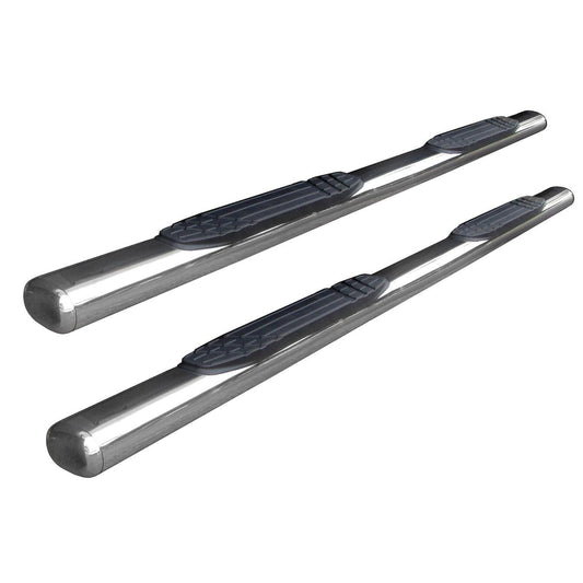 Silver stainless steel step nerf bar from Big Country part number 104876