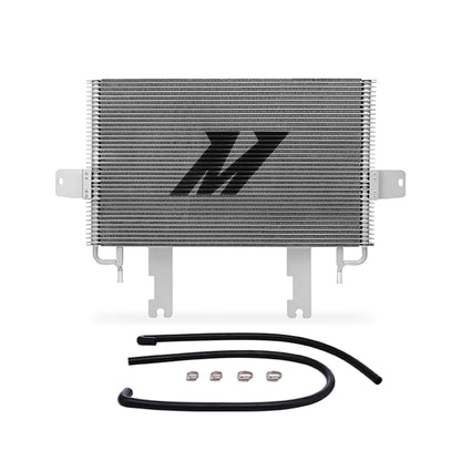 Natural aluminum automatic transmission oil cooler with mounting hardware from Mishimoto part number MMTC-F2D-99SL