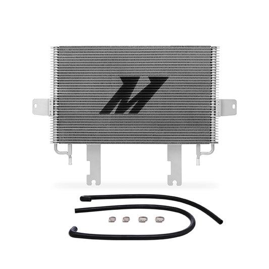 Natural aluminum automatic transmission oil cooler with mounting hardware from Mishimoto part number MMTC-F2D-99SL