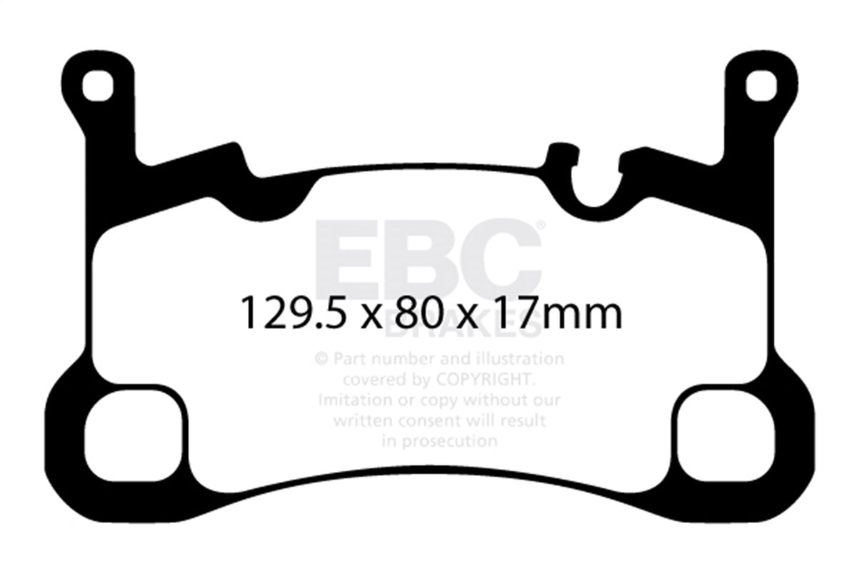 Disc Brake Pad Set from EBC Brakes part number DP42380R