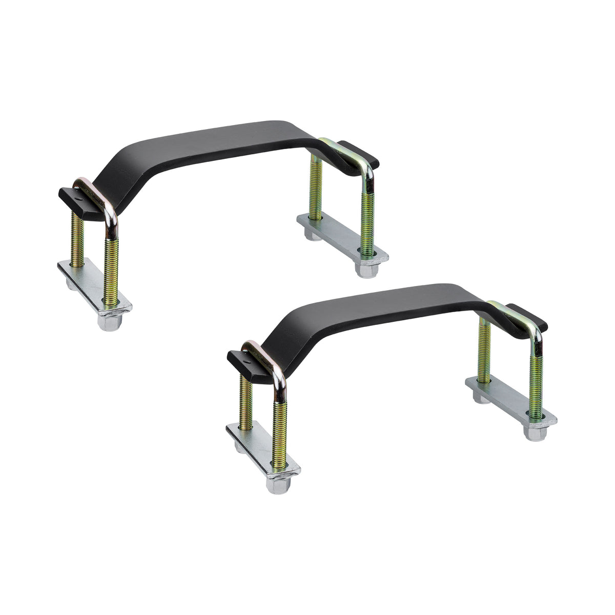 Black leaf helper spring mount kit from SuperSprings part number MTKT