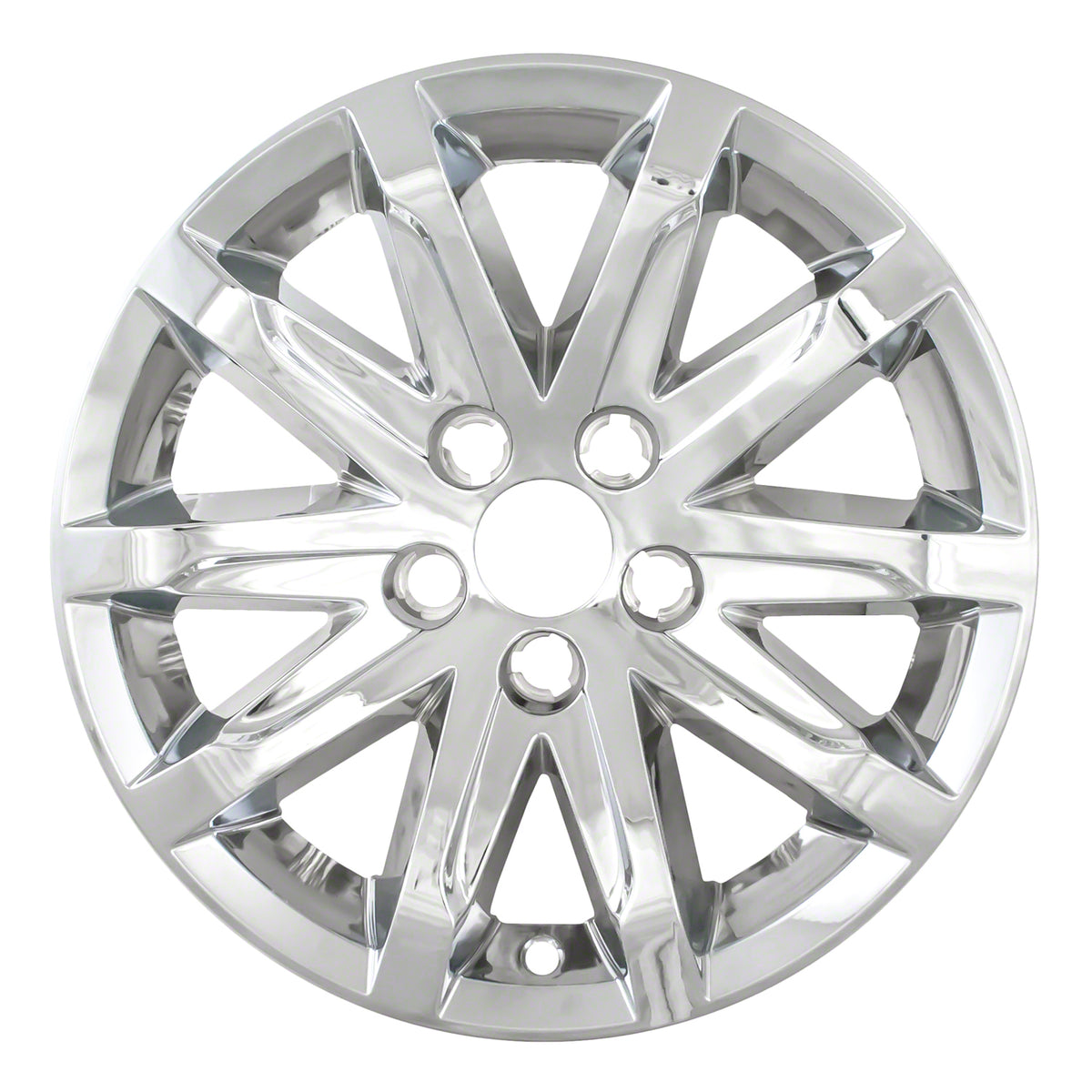 Silver chrome plated abs plastic wheel cover 17 diameter from Coast To Coast part number IWCIMP368X