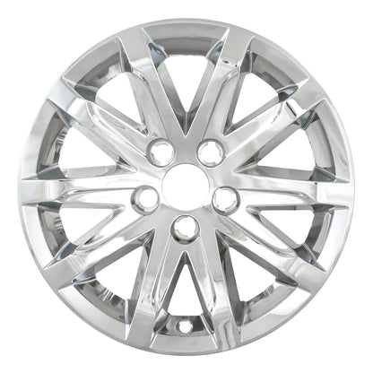 Silver chrome plated abs plastic wheel cover 17 diameter from Coast To Coast part number IWCIMP368X