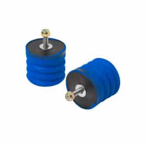 Blue air suspension helper spring kit from SuperSprings part number SSF-604-40