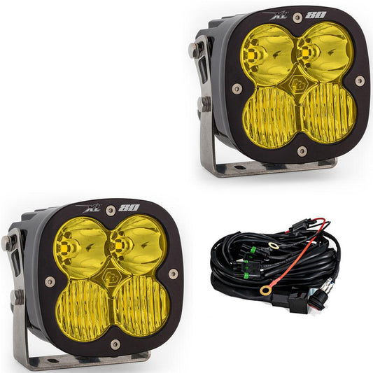 Black auxiliary light with mounting hardware from Baja Designs part number 677813