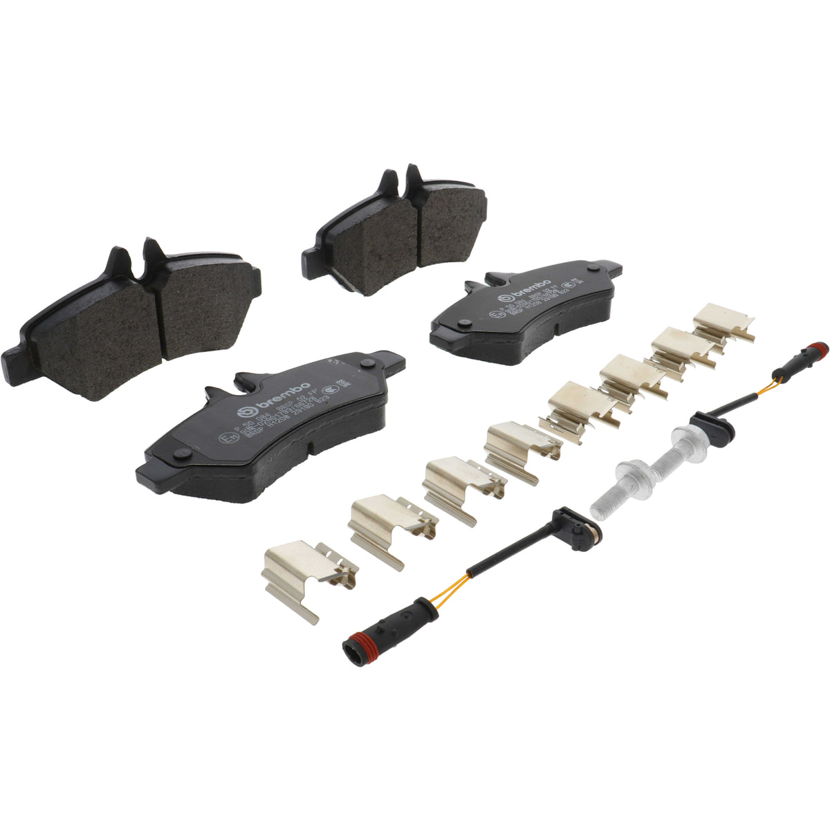 Disc Brake Pad Set with mounting hardware from Brembo part number P50084