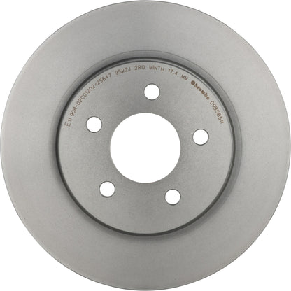 Gray cast iron disc brake rotor from Brembo part number 09.B585.11