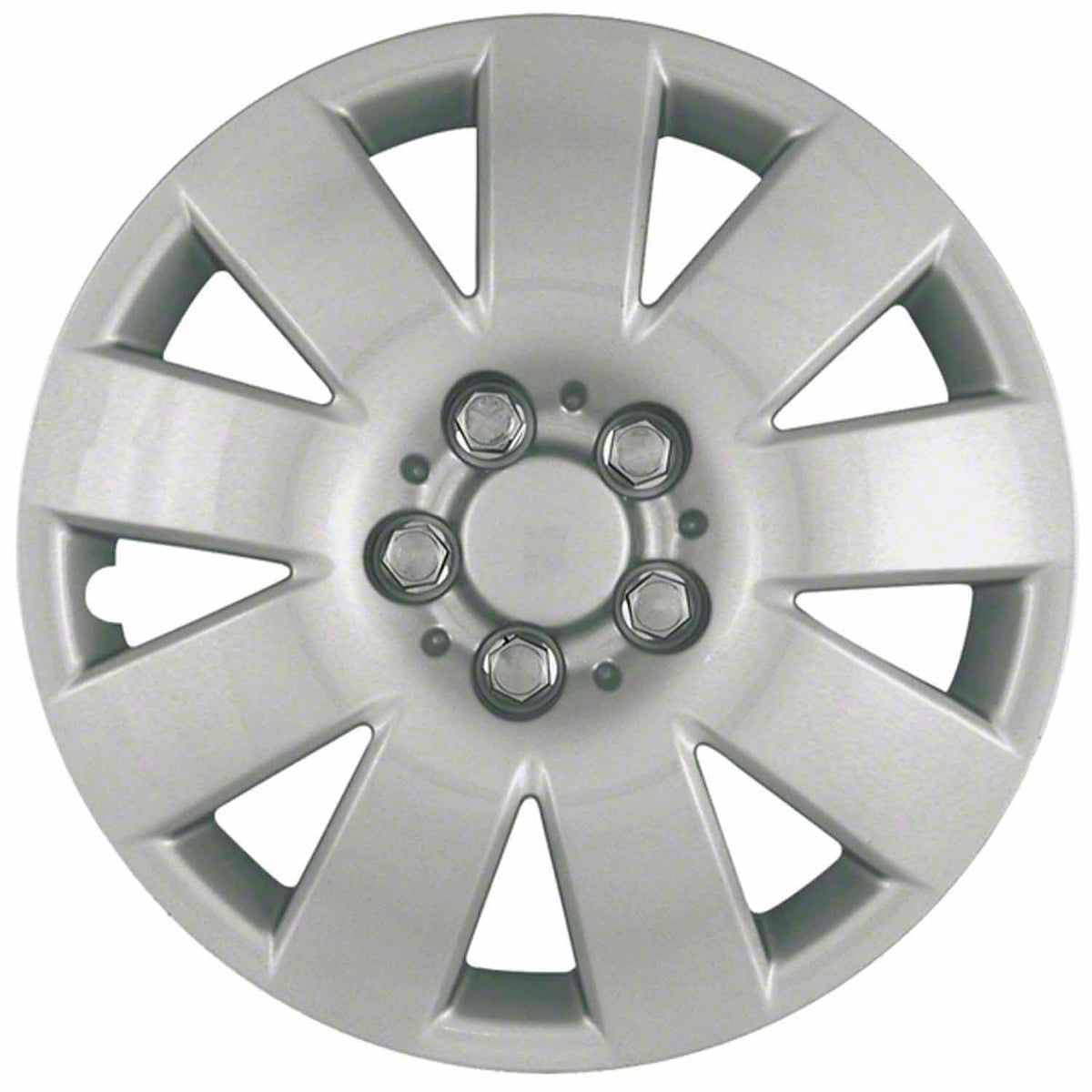 Silver gloss painted abs plastic wheel cover 15 diameter from Coast To Coast part number IWC41015S
