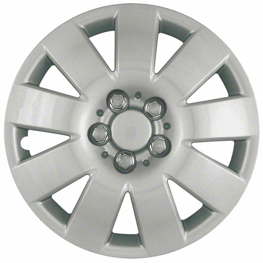 Silver gloss painted abs plastic wheel cover 15 diameter from Coast To Coast part number IWC41015S