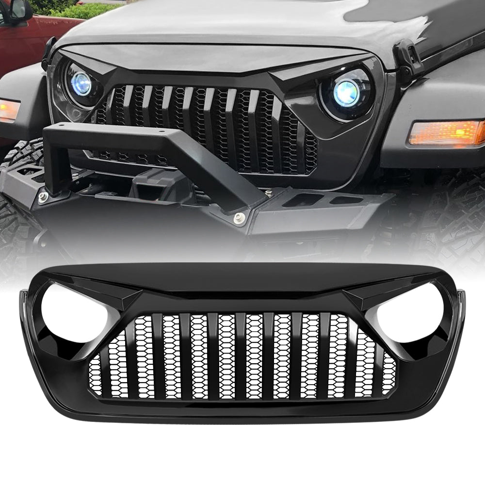 Matte black abs plastic grille from AMERICAN MODIFIED part number AMJPCA00106
