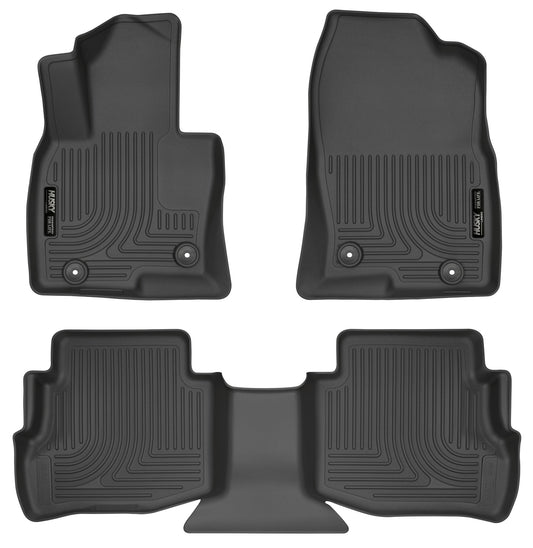Husky Liners 95611 Weatherbeater - Front & 2nd Seat Floor LinersFloor LinerHusky Liners