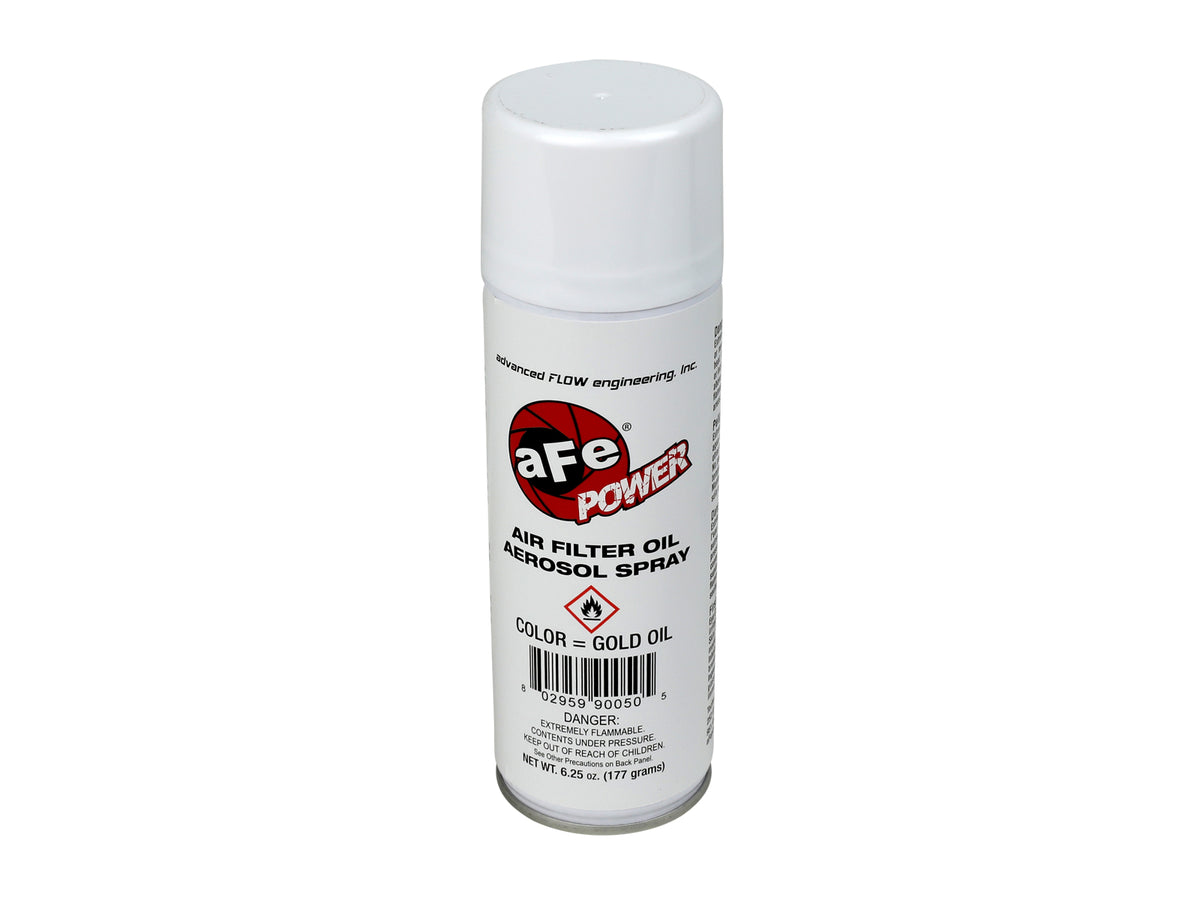 Gold air filter oil from aFe Power part number 90-10002