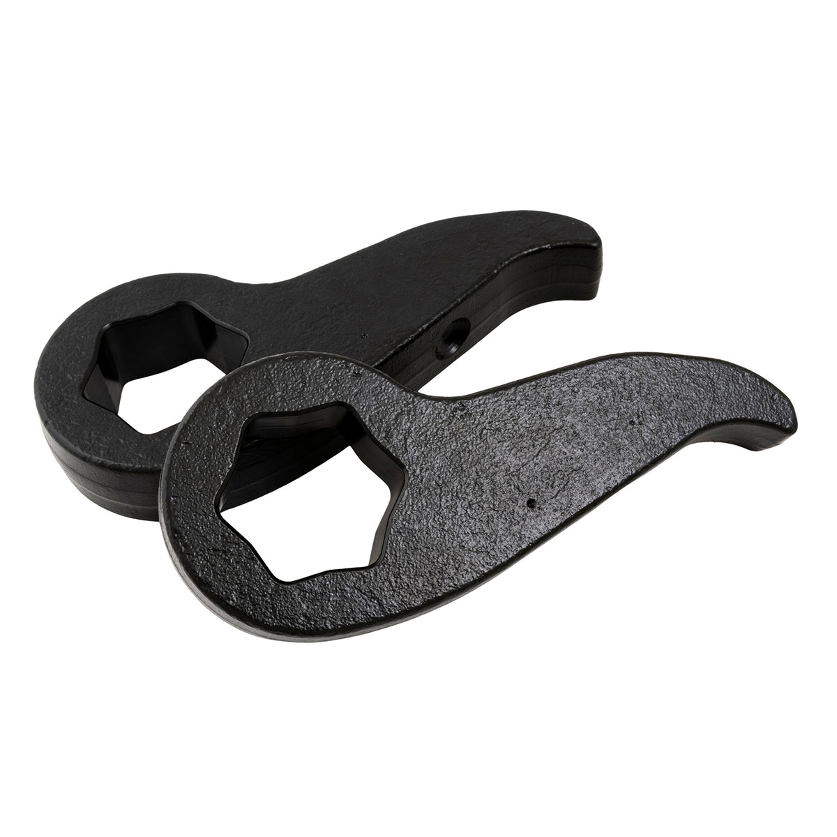 Black steel suspension leveling kit with mounting hardware from TrailFX part number G22LL4
