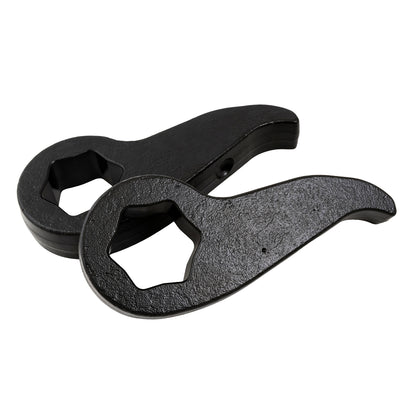 Black steel suspension leveling kit with mounting hardware from TrailFX part number G22LL4