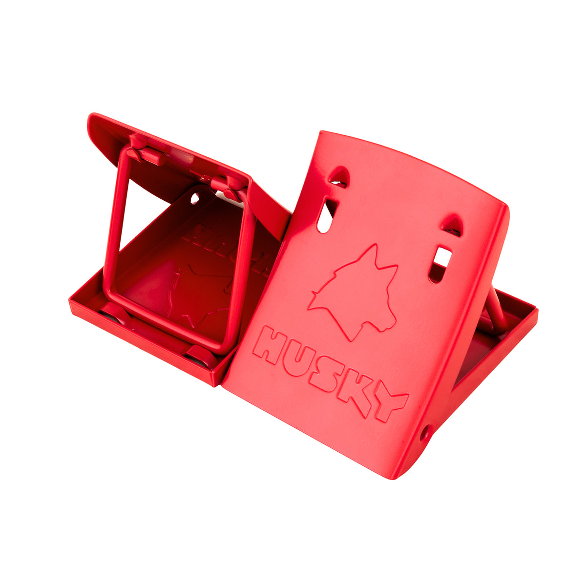 Husky red steel wheel chock from Husky Towing part number 38512