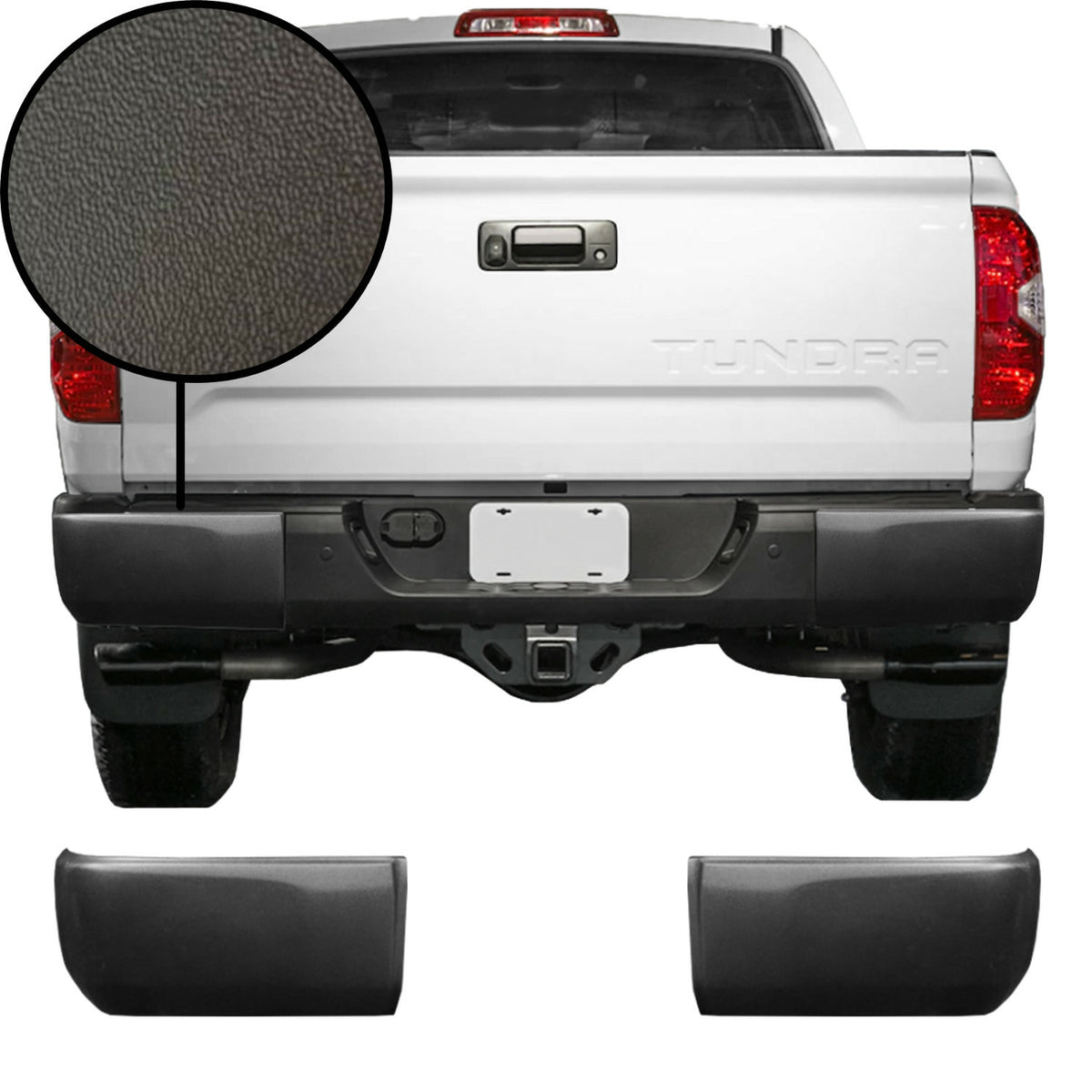 Textured black tpo bumper cover from Ecoological part number DU1011