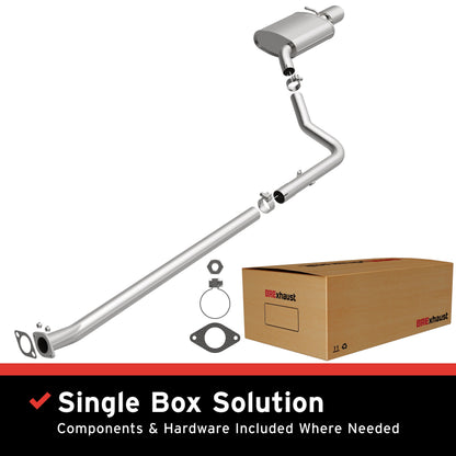 Satin exhaust system kit from BRExhaust part number 106-0940