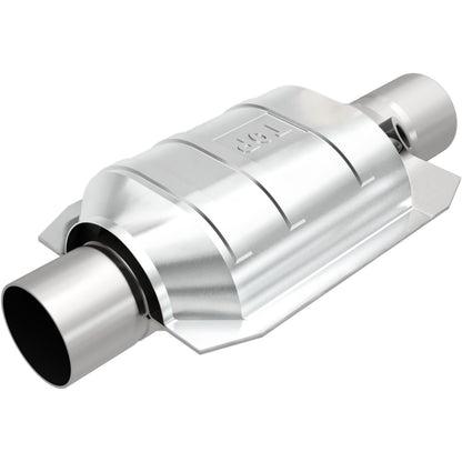 Stainless stainless steel catalytic converter from MagnaFlow Exhaust Products part number 91034