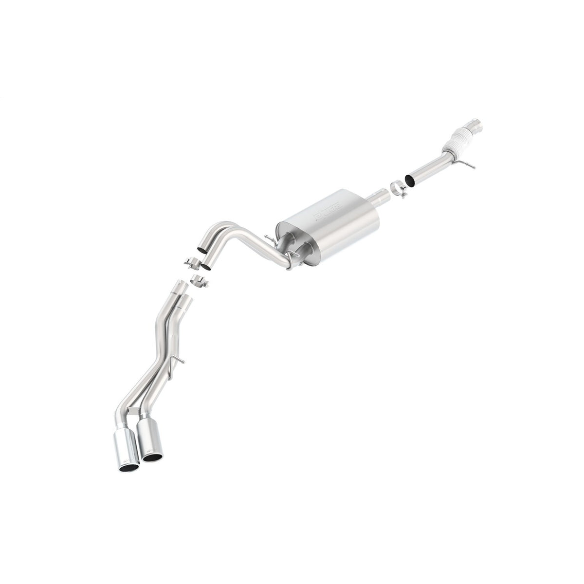 T-304 stainless steel exhaust system kit from Borla part number 140557