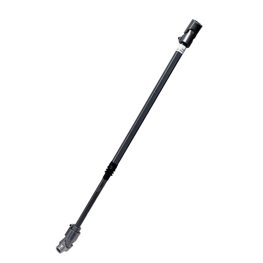 Natural steel steering shaft with mounting hardware from Borgeson part number 000920