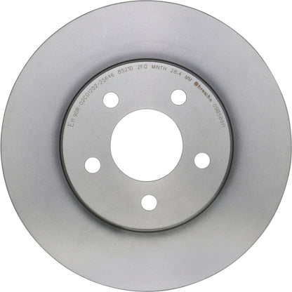 Gray cast iron disc brake rotor from Brembo part number 09.B589.11