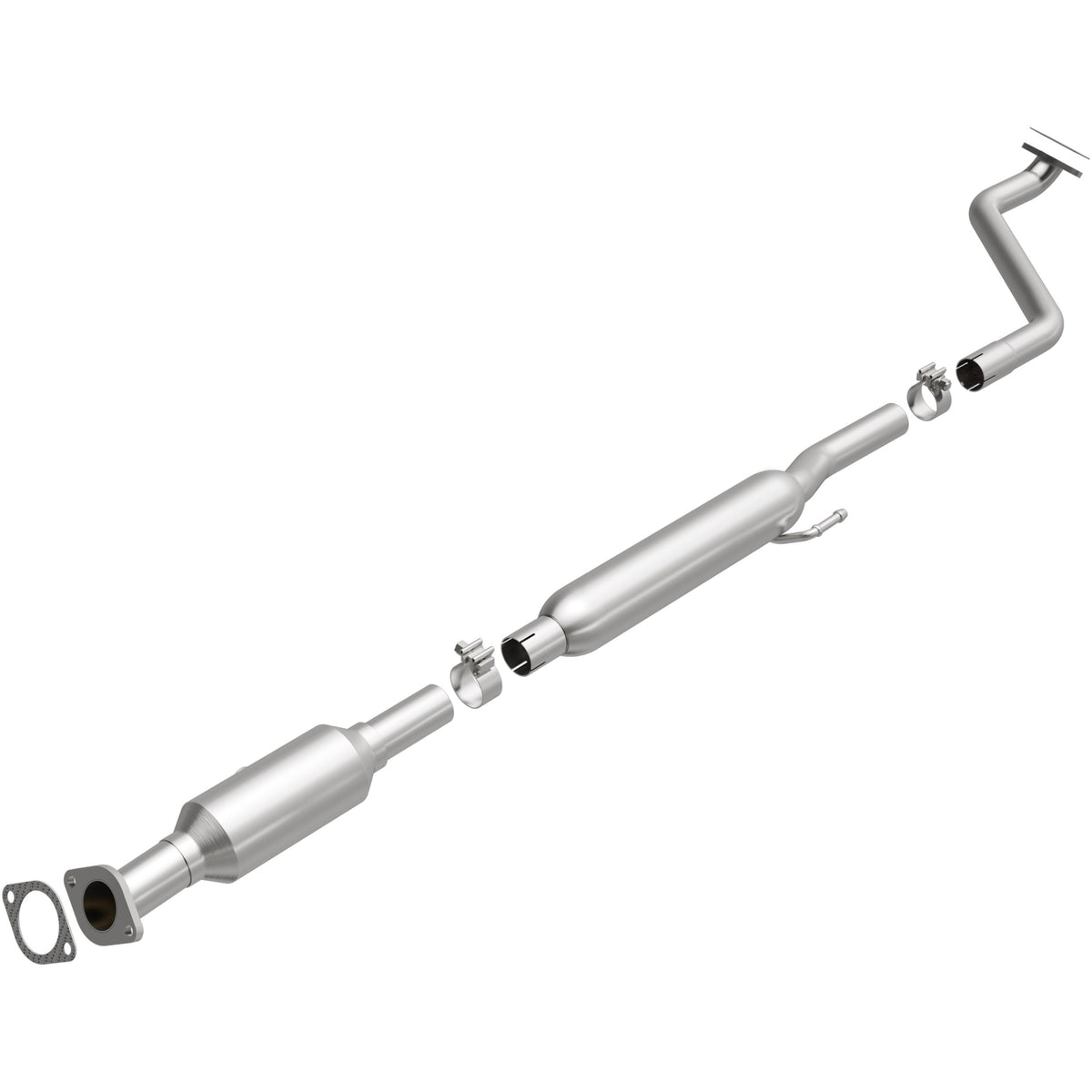 Stainless stainless steel catalytic converter from MagnaFlow Exhaust Products part number 52828