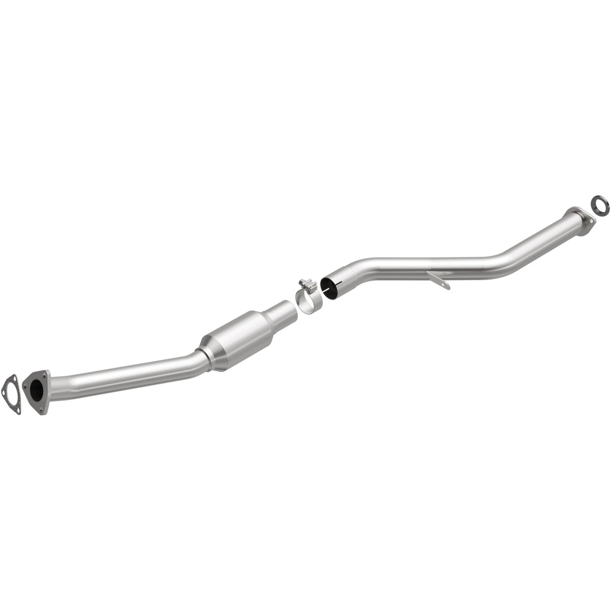 Stainless stainless steel catalytic converter from MagnaFlow Exhaust Products part number 5571217