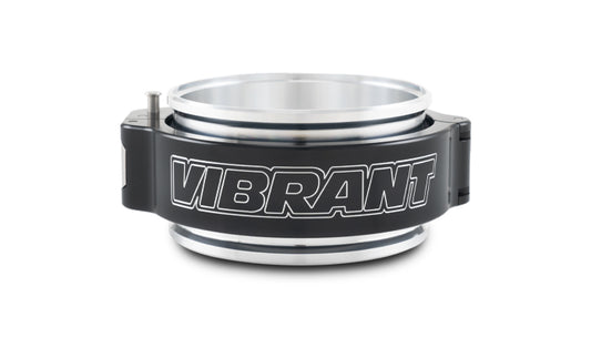 Black 6061 aluminum intercooler pipe clamp from Vibrant Performance part number 32517