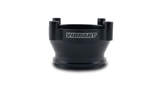 6061 aluminum fuel injection throttle body adapter from Vibrant Performance part number 12470