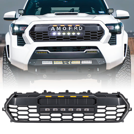 Matte black abs plastic grille from AMERICAN MODIFIED part number AMTYTAA00130
