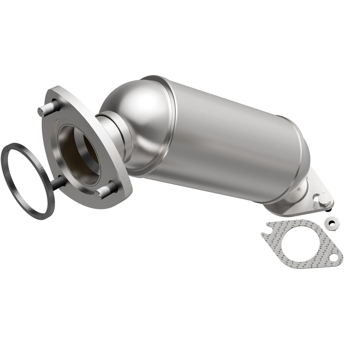 Stainless stainless steel catalytic converter from MagnaFlow Exhaust Products part number 49446