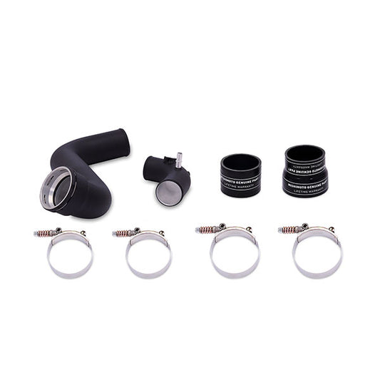 Powder coated intercooler pipe set from Mishimoto part number MMICP-F150-11CWBK