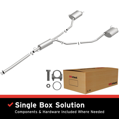 Satin exhaust system kit from BRExhaust part number 106-0333