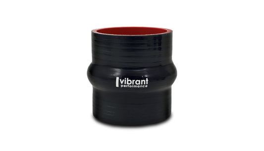 Black engine air intake tubing coupler from Vibrant Performance part number 2732