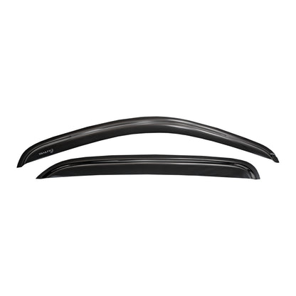 Smoke acrylic side window deflector with mounting hardware from TrailFX part number 4040H
