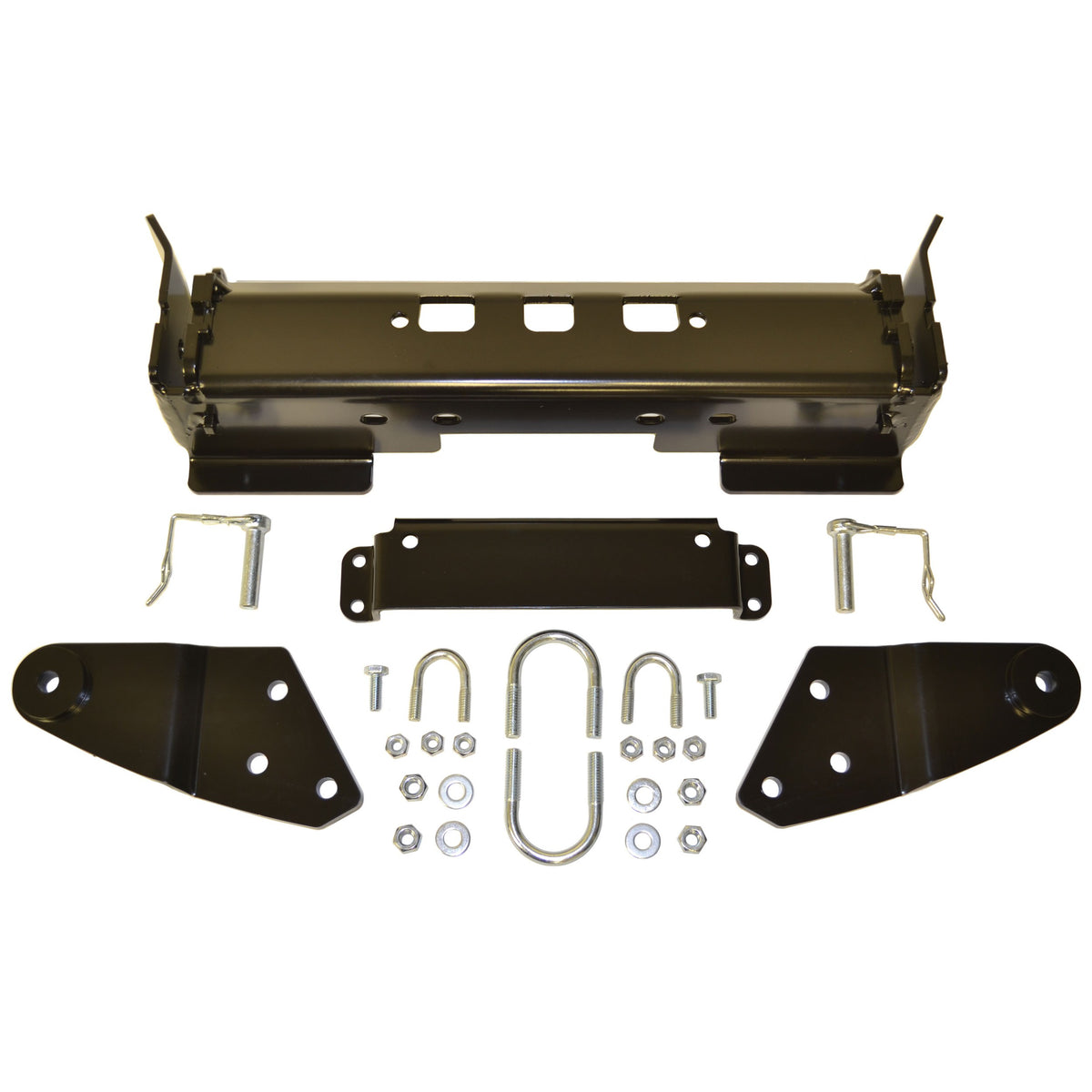 Black snow plow mount from Warn part number 79673