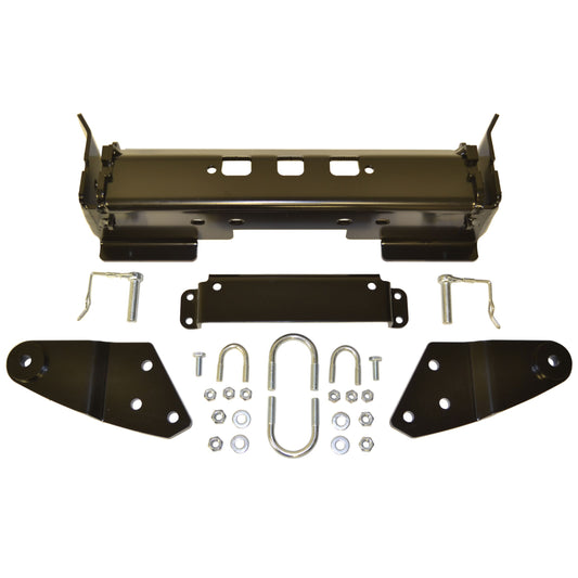 Black snow plow mount from Warn part number 79673