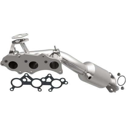 Uncoated stainless steel catalytic converter with integrated exhaust manifold from MagnaFlow Exhaust Products part number 5582431