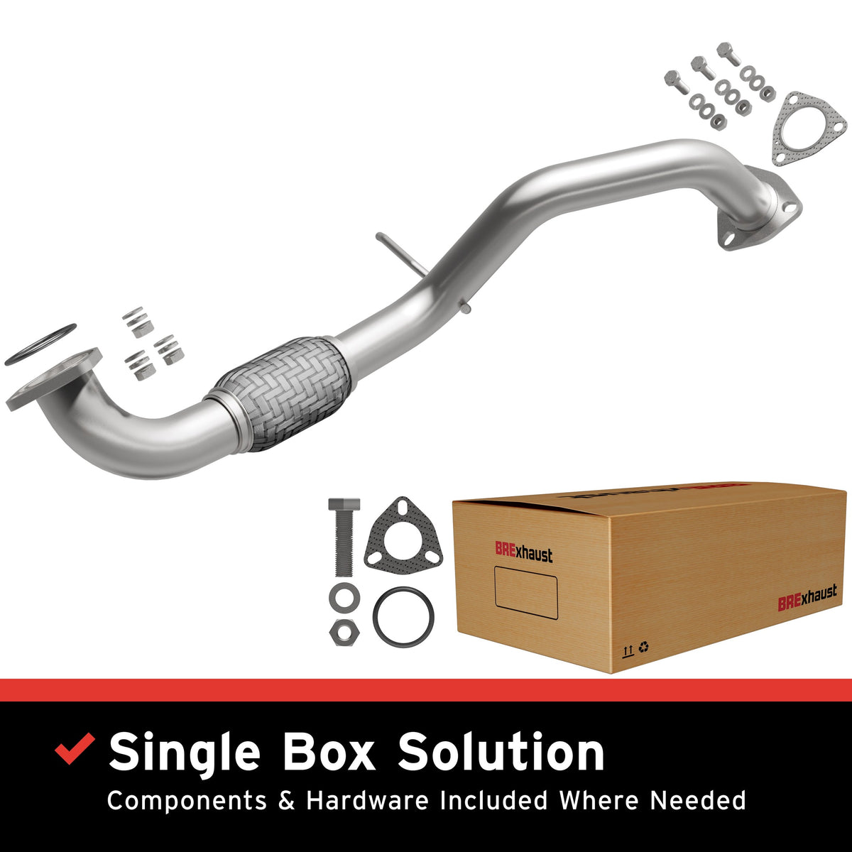 Exhaust Pipe Kit from BRExhaust part number 107-0388