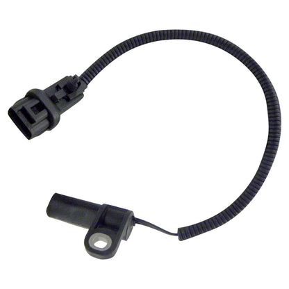 Black engine crankshaft position sensor from Crown Automotive Jeep Replacement part number 4897321AA