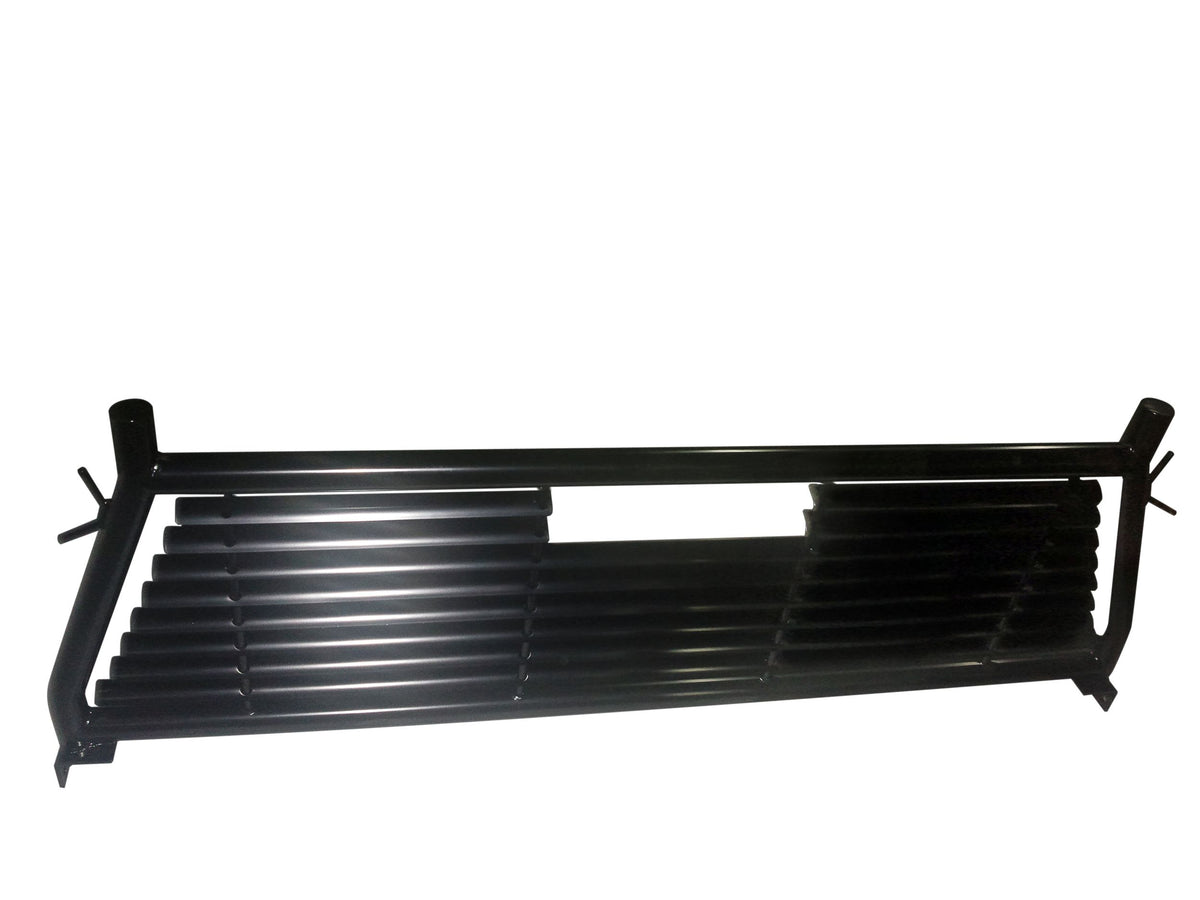 Black powder coated steel truck cab protector / headache rack with mounting hardware from TrailFX part number H0004B