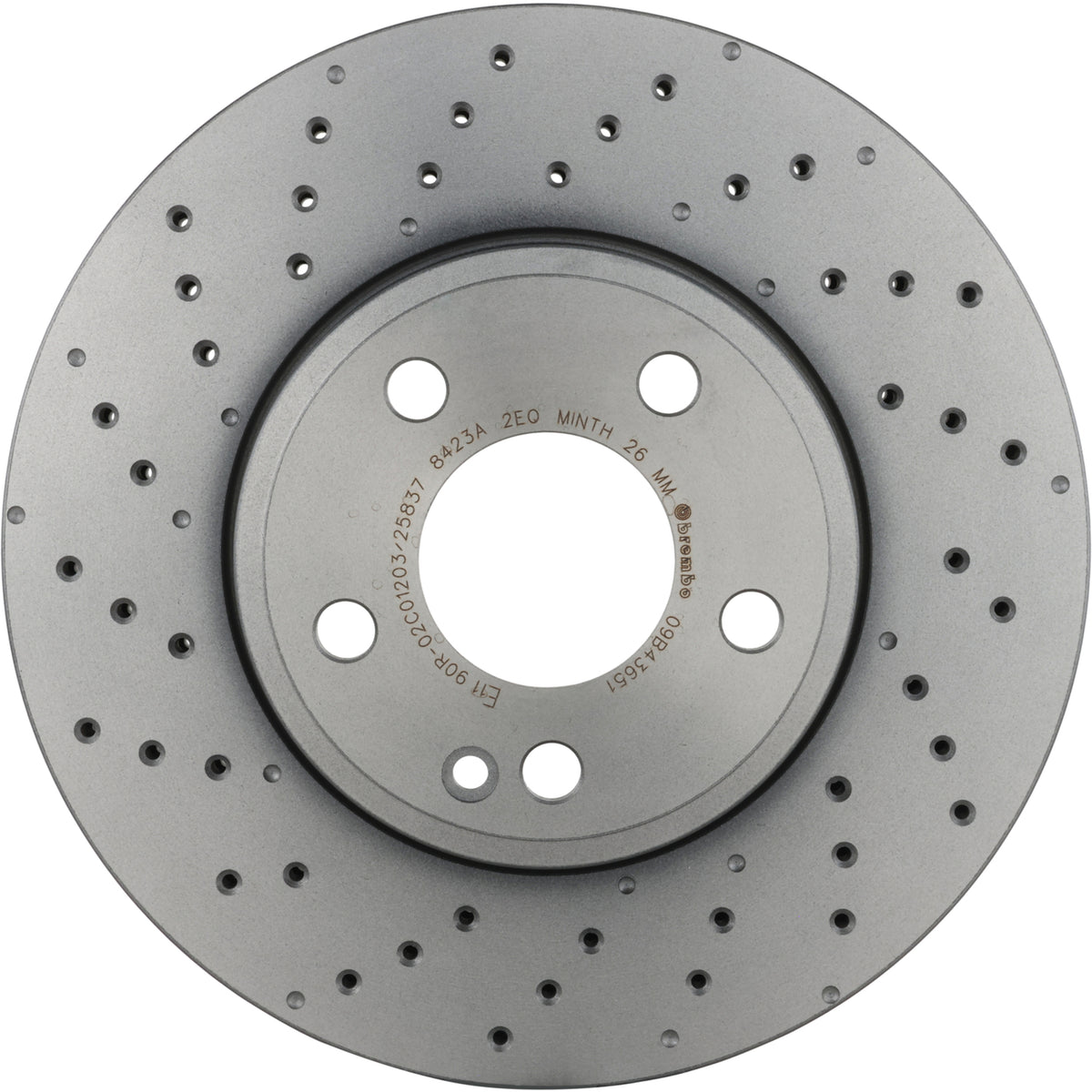 Disc Brake Rotor from Brembo part number 09.B436.51