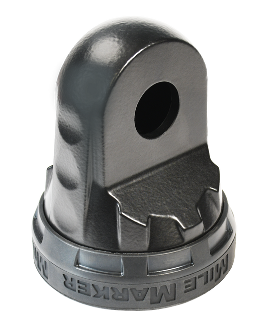 Black aluminum winch shackle from Mile Marker part number 60-12100-CB