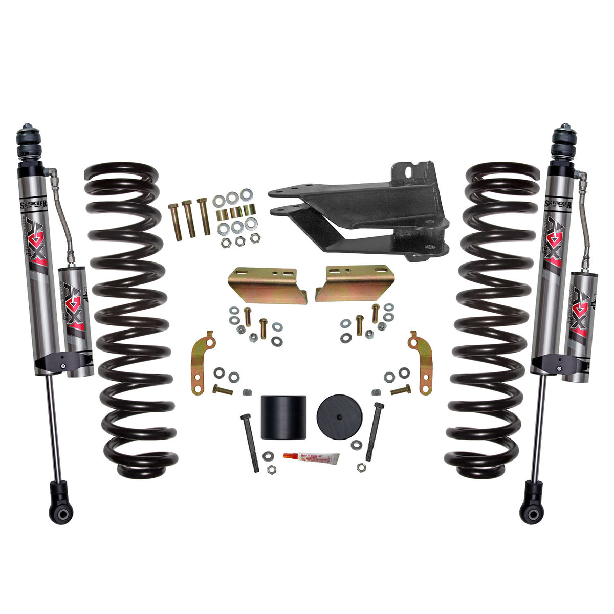 Skyjacker - 2.5 in. Front Leveling Kit With ADX 2.0 Remote Reservoir Shocks. - F1725VBK-X from BHNG part number F1725VBK-X