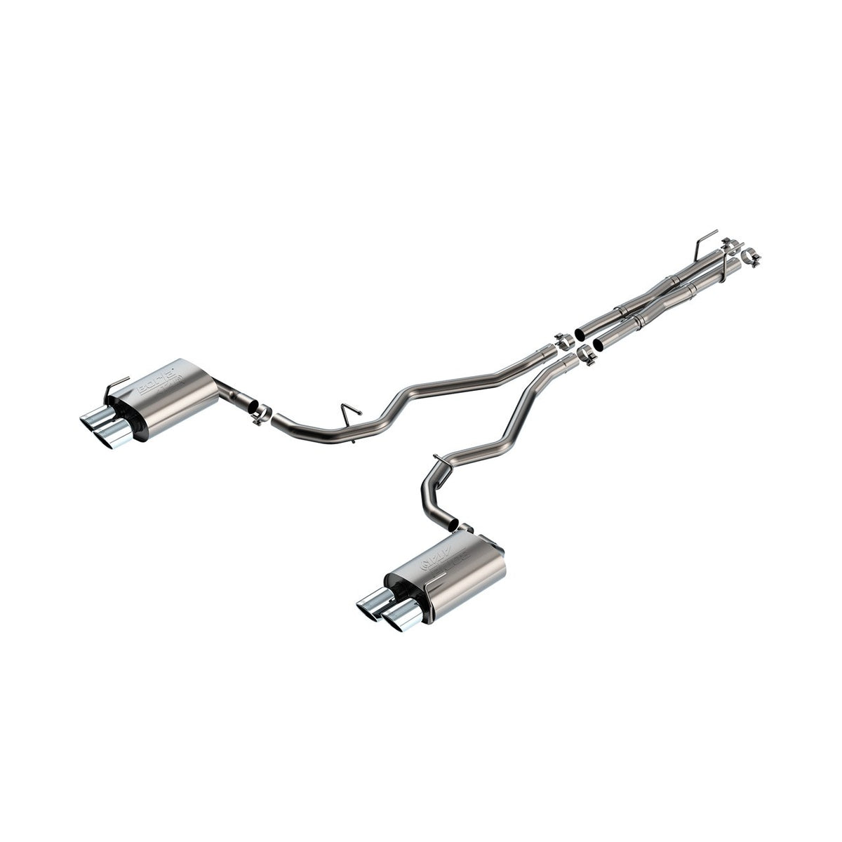 T-304 stainless steel exhaust system kit from Borla part number 140894