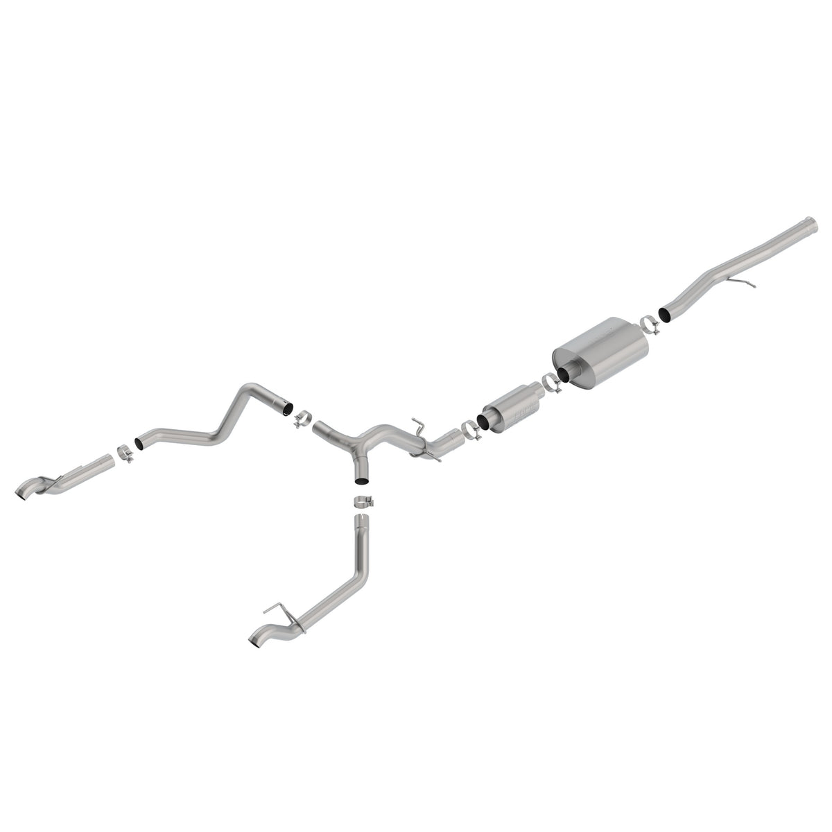 T-304 stainless steel exhaust system kit from Borla part number 140773