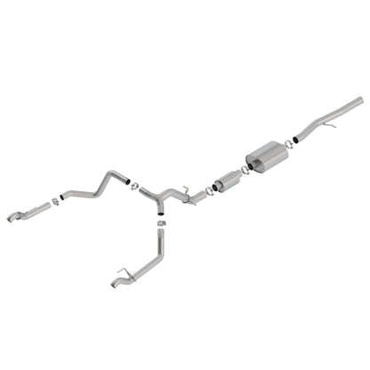 T-304 stainless steel exhaust system kit from Borla part number 140773