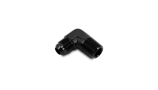 Black anodized 6061 aluminum an fitting from Vibrant Performance part number 10251A